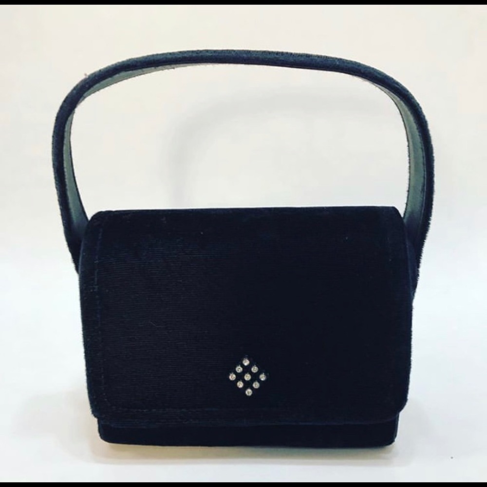 Mini Bag Vintage Black Velvet